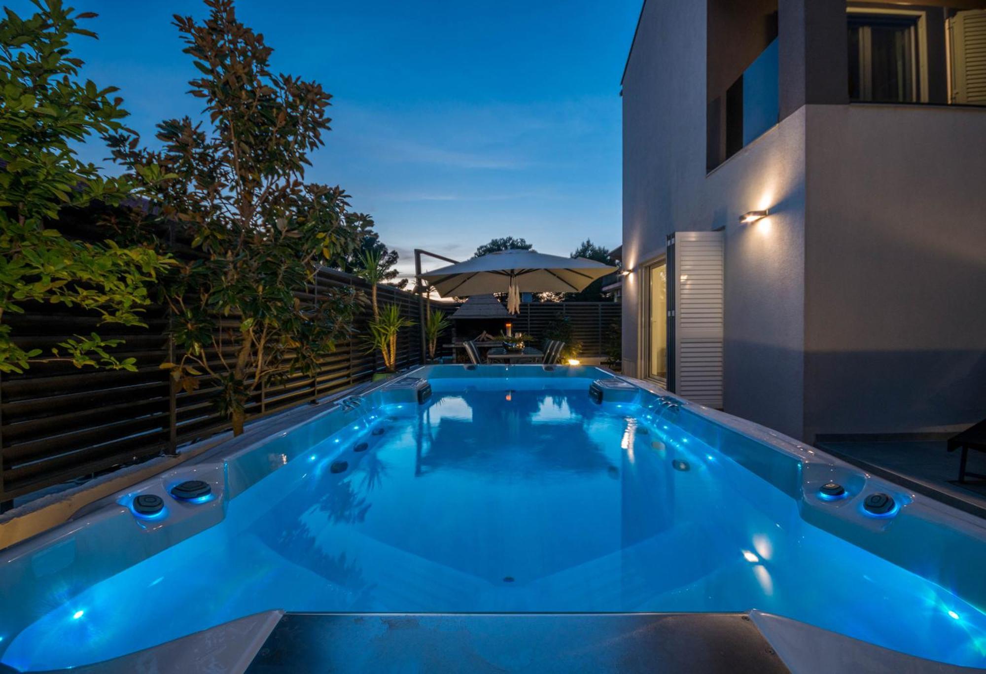 House With Pool Ledenko Lejlighed Biograd Na Moru Eksteriør billede