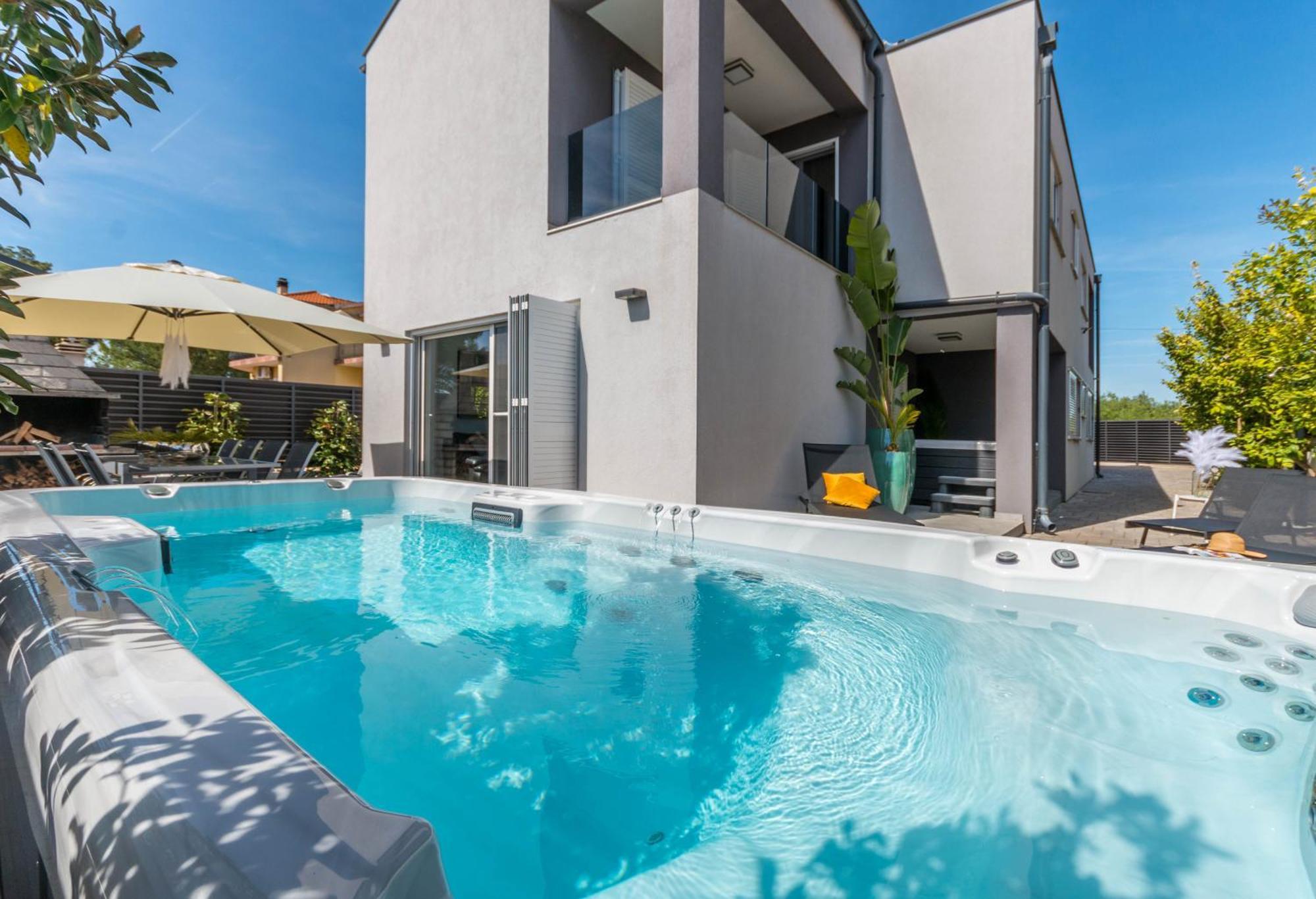 House With Pool Ledenko Lejlighed Biograd Na Moru Eksteriør billede
