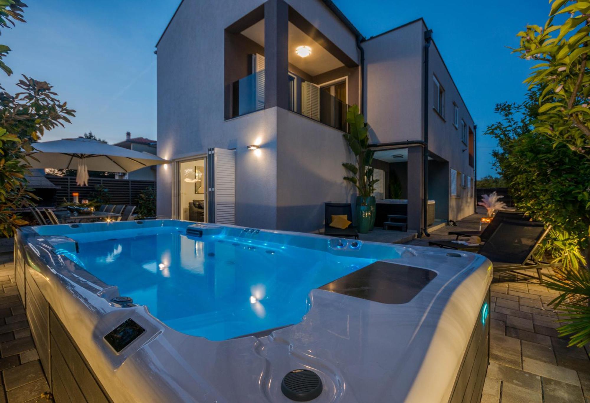 House With Pool Ledenko Lejlighed Biograd Na Moru Eksteriør billede