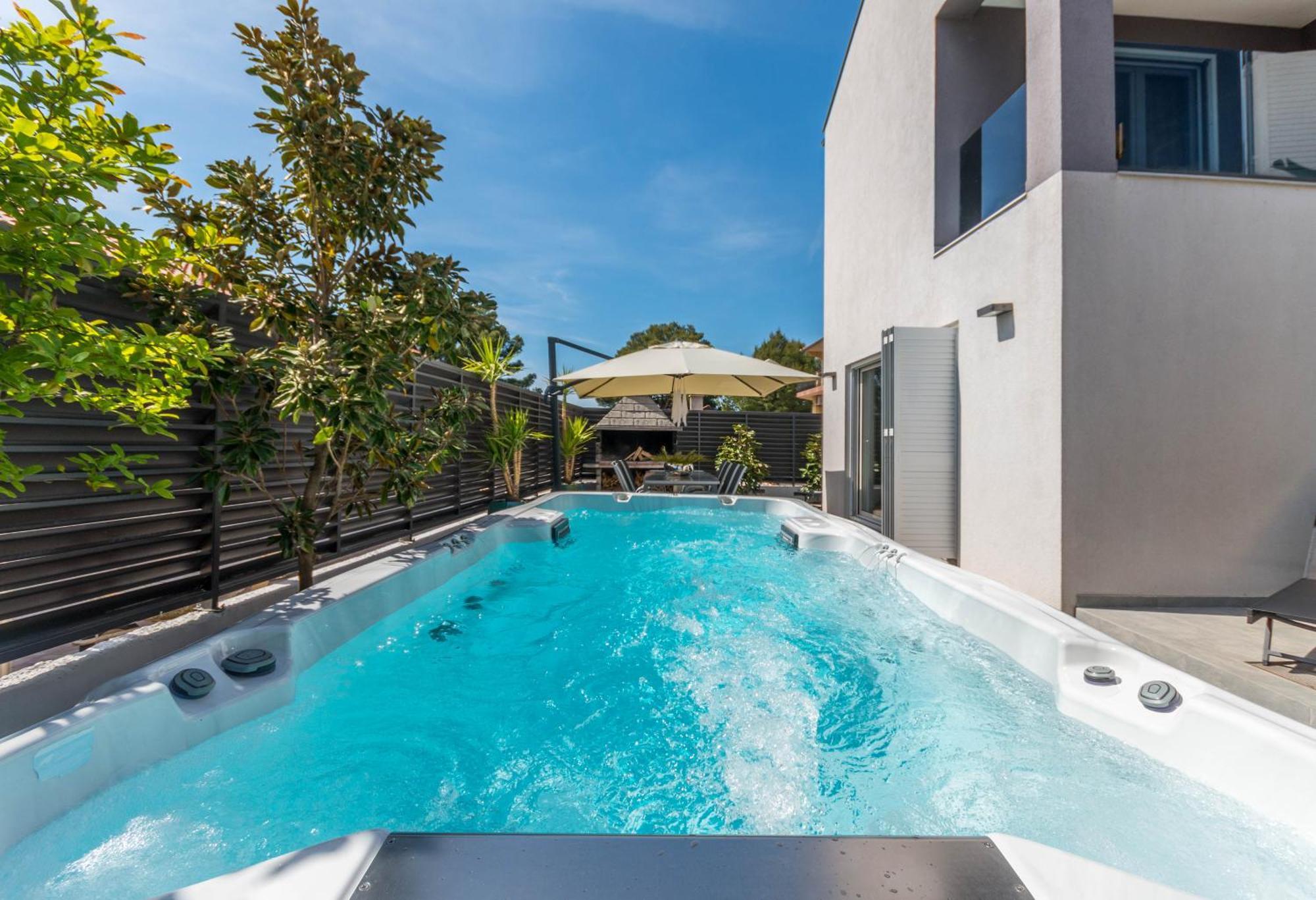 House With Pool Ledenko Lejlighed Biograd Na Moru Eksteriør billede